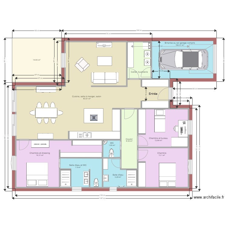 Maison 06 v1. Plan de 0 pièce et 0 m2