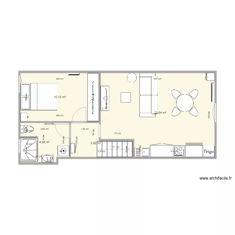 etage plan final. Plan de 