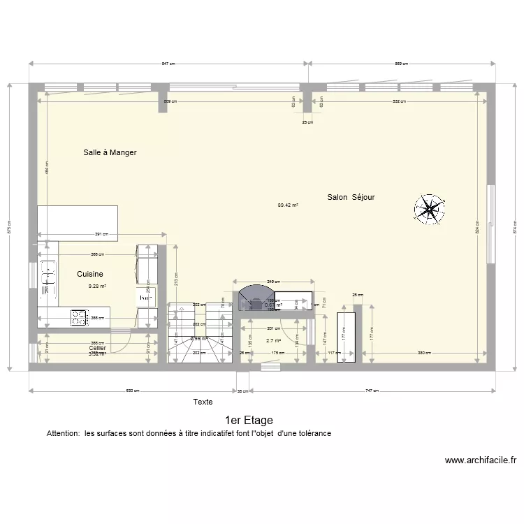BI 2123 cot A 1er etage . Plan de BI 2123 cot A 1er etage . Plan de