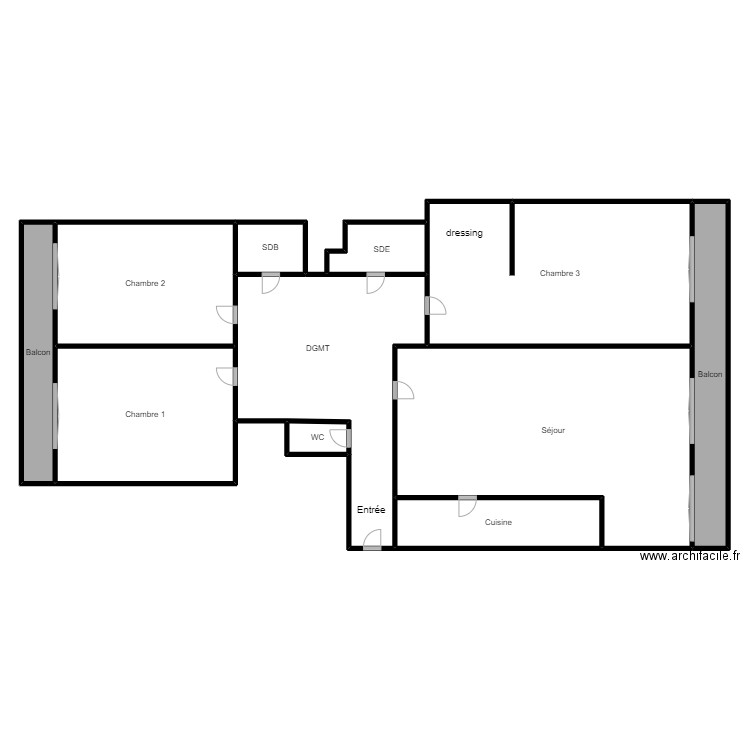 plan zhang modif. Plan de 11 pièces et 424 m2