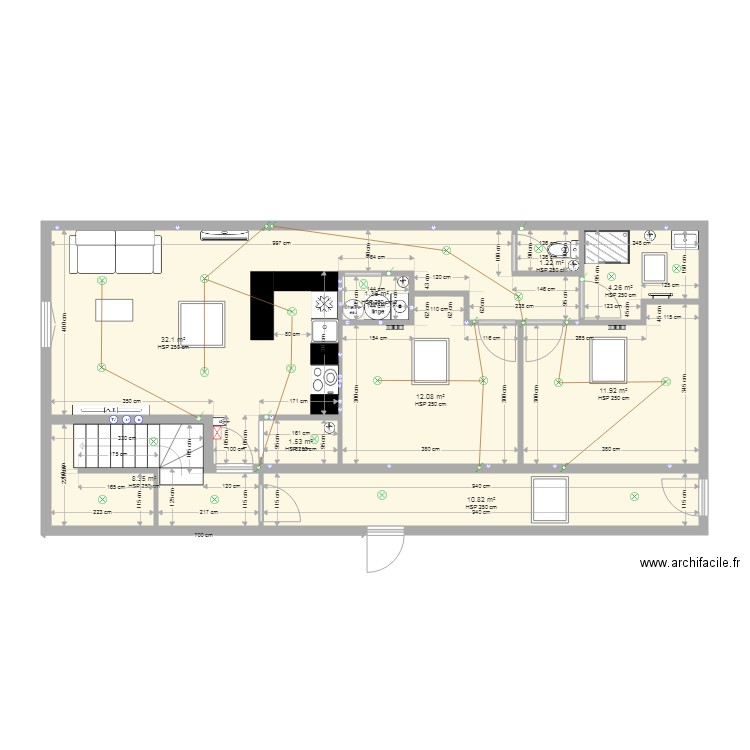 appartement1. Plan de 0 pièce et 0 m2