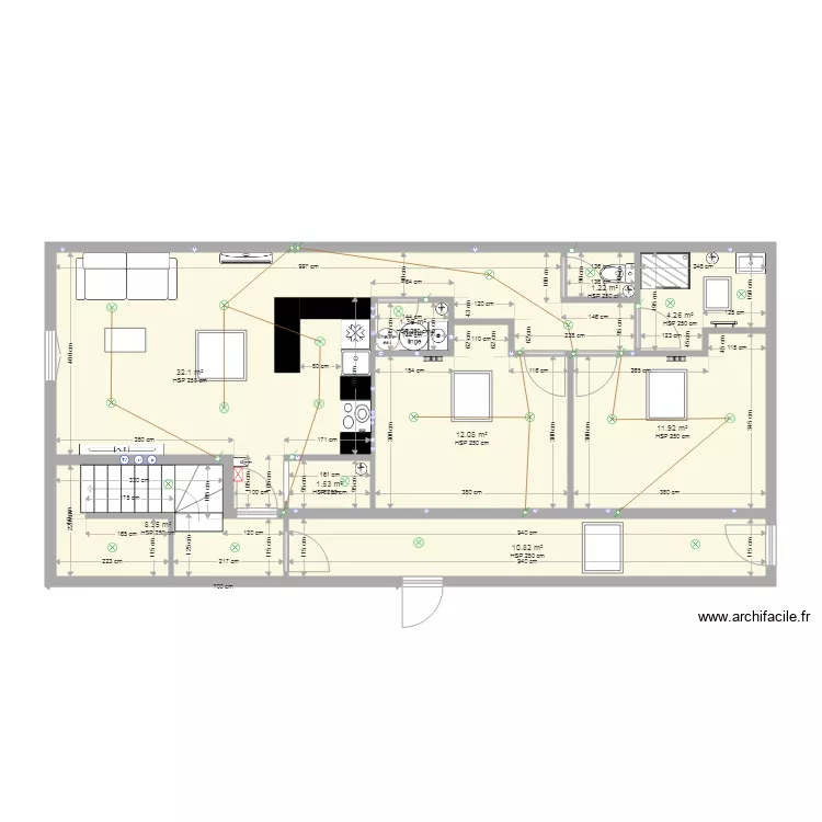 appartement1. Plan de 
