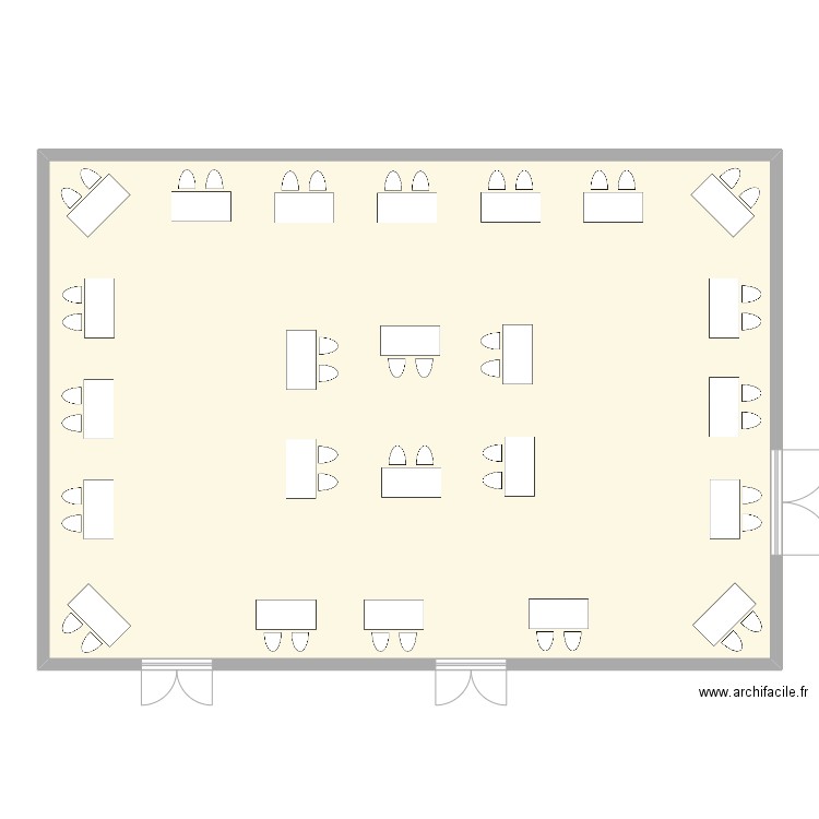 EUROPE - STAND. Plan de 0 pièce et 0 m2