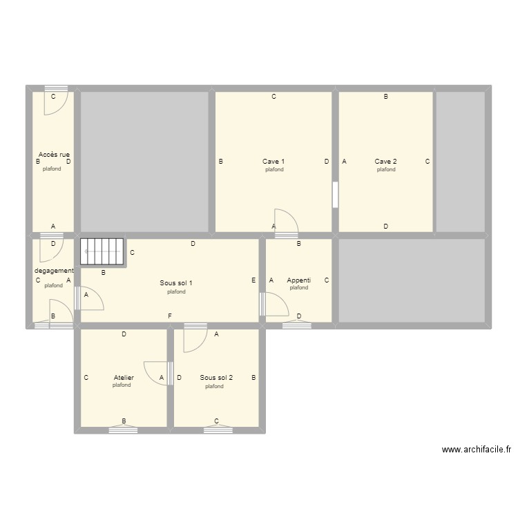 colin1 sous sol. Plan de 0 pièce et 0 m2