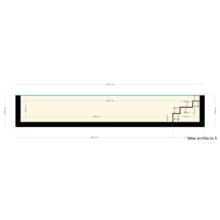 pisclau2. Plan de 2 pièces et 15 m2