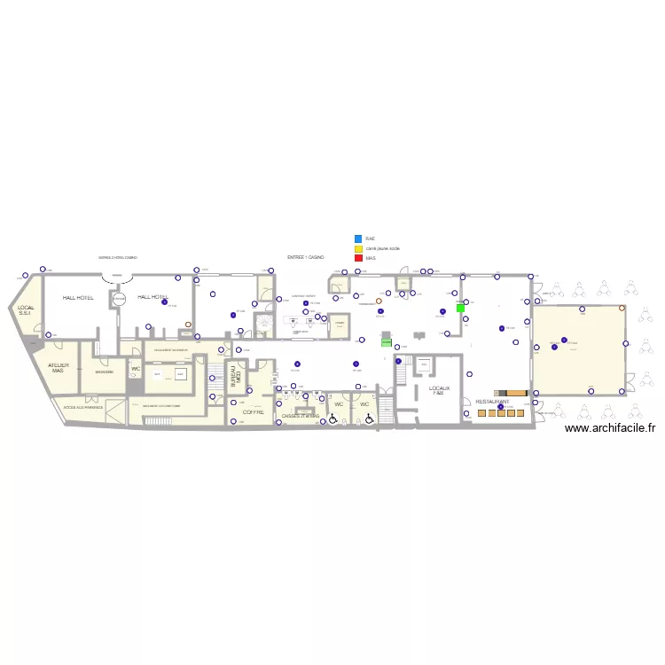Plan de salle RDC 21 09 2019. Plan de 