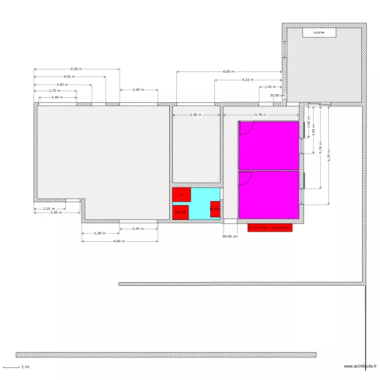 plan cote fenetres. Plan de 