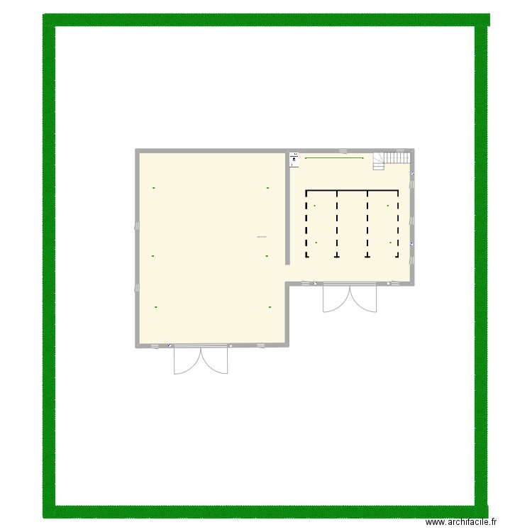 entrepots coterg. Plan de 0 pièce et 0 m2