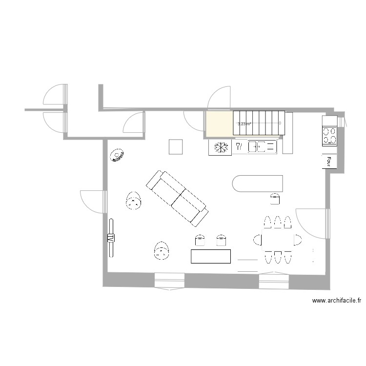 cuisine jany . Plan de 0 pièce et 0 m2