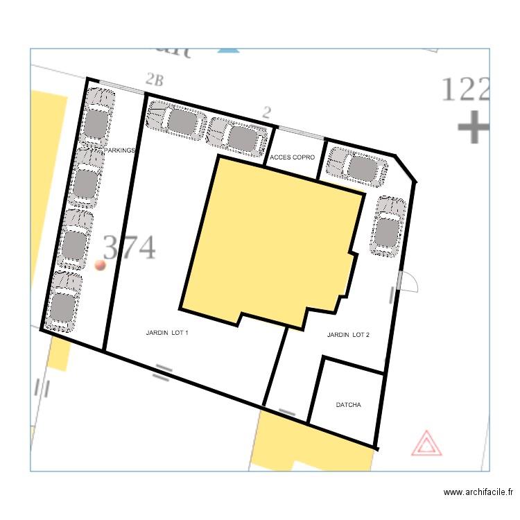 terrain balian. Plan de 0 pièce et 0 m2