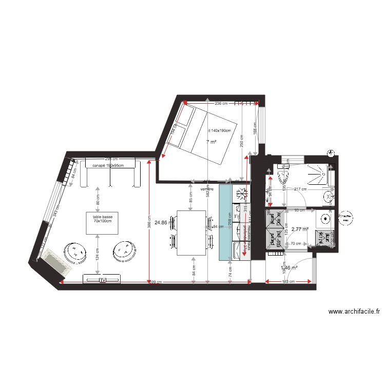 projet seveste plan DEF. Plan de 0 pièce et 0 m2
