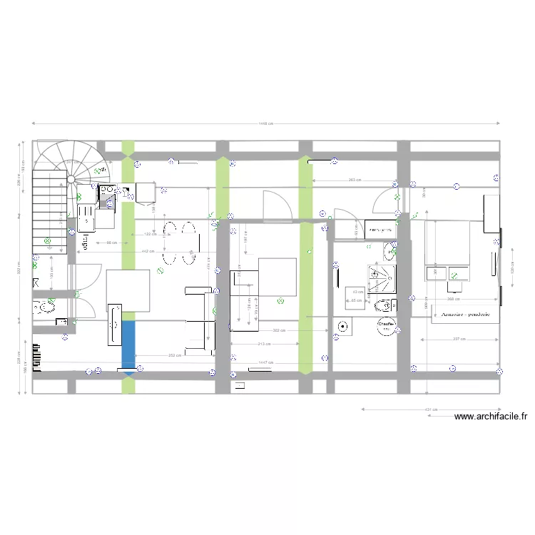 APT18B 20200407 2WC et placard sdb. Plan de 