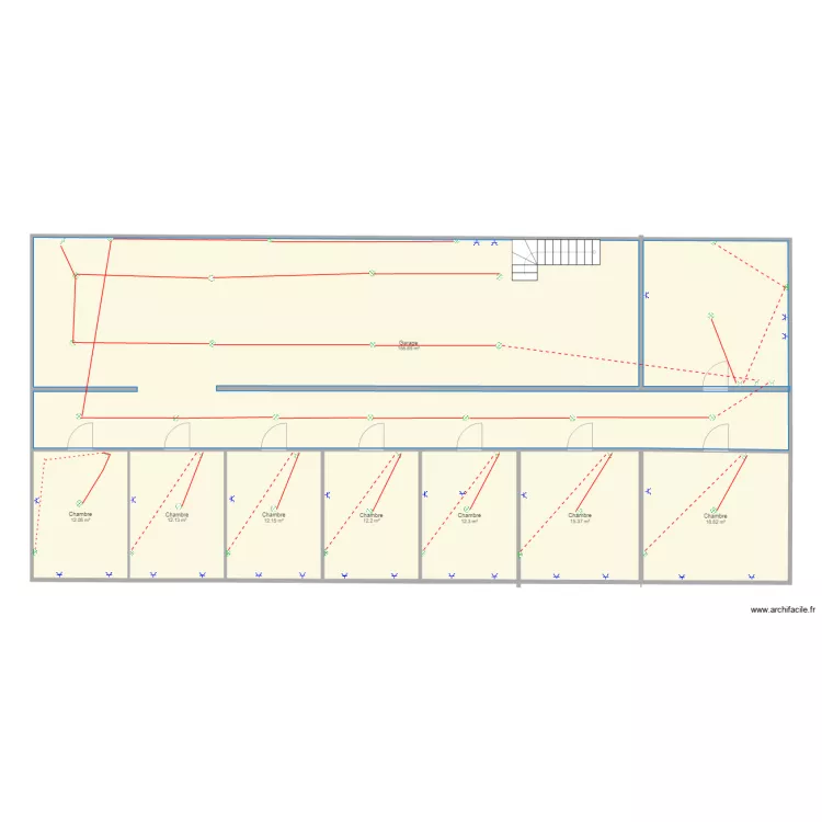 PLAN D'APPARTEMENT HOTEL . Plan de 