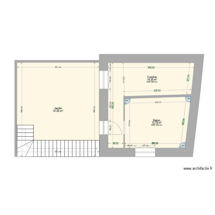 Saint Aubin actuel. Plan de 0 pièce et 0 m2