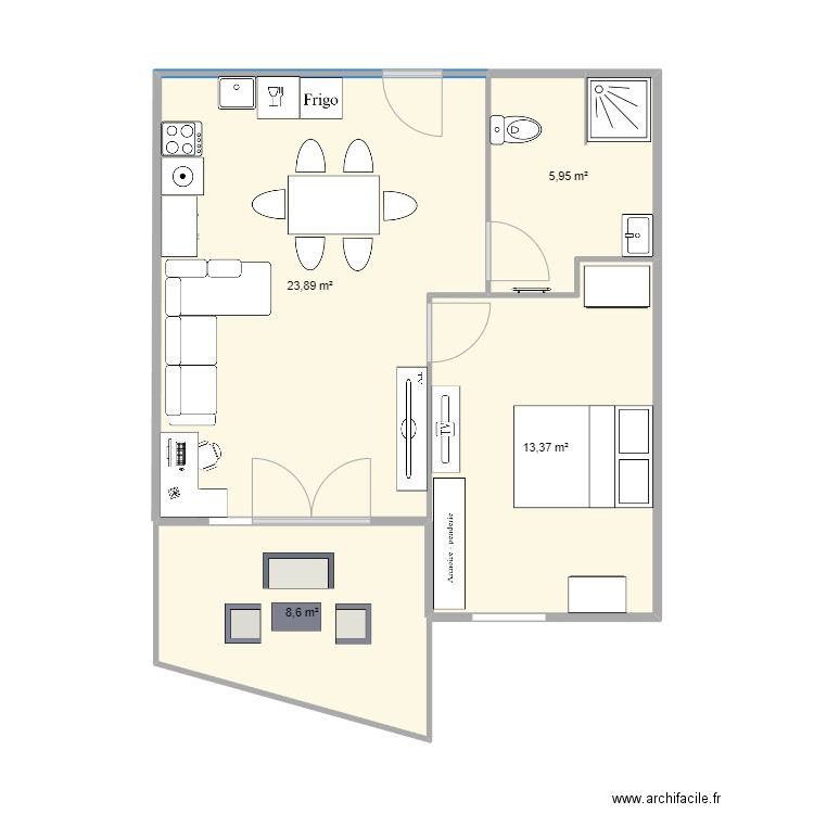appart mouans. Plan de 0 pièce et 0 m2