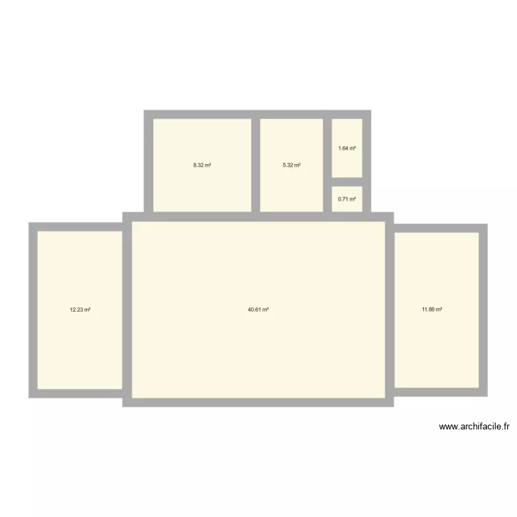maison. Plan de 