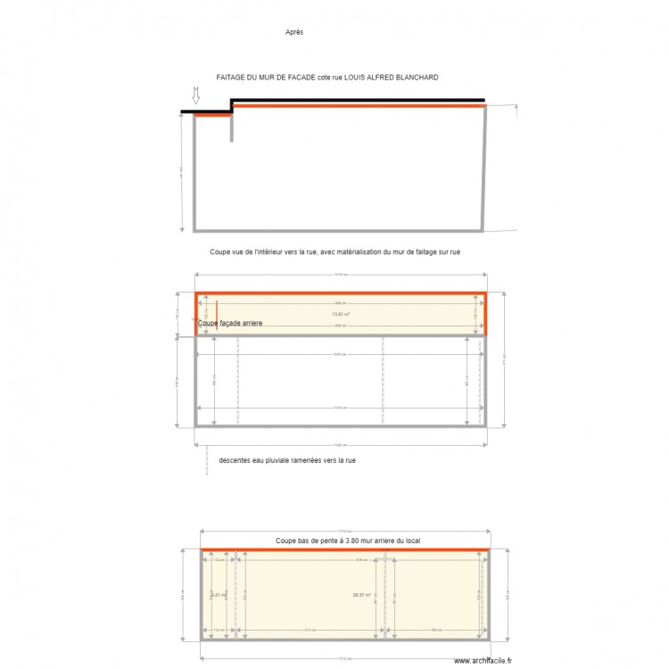 DP COUPES BEGLES aprés. Plan de 0 pièce et 0 m2