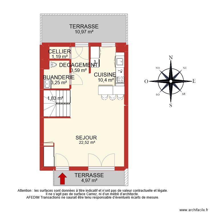 BI 10101 PASCAL. Plan de 24 pièces et 118 m2