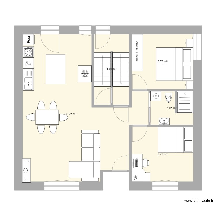 Maison Lixing. Plan de 0 pièce et 0 m2