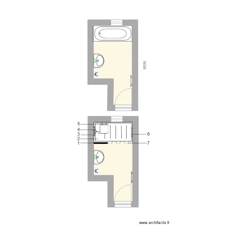 Surdel. Plan de 0 pièce et 0 m2