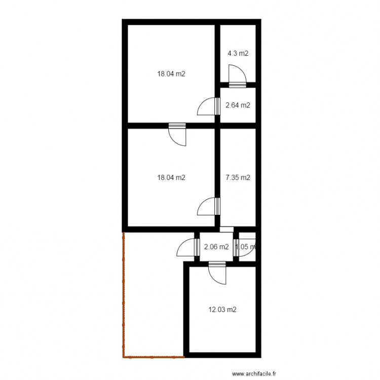 Plan. Plan de 0 pièce et 0 m2