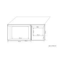 plan façade chambre