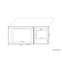 plan fa&ccedil;ade chambre