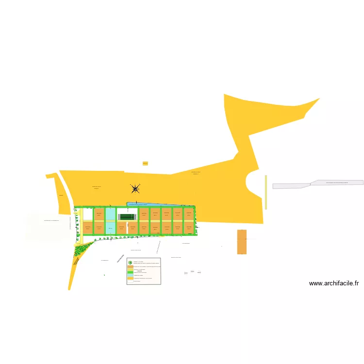 LA VILLE ERNAULT V2 tunnel hangar. Plan de LA VILLE ERNAULT V2 tunnel hangar. Plan de