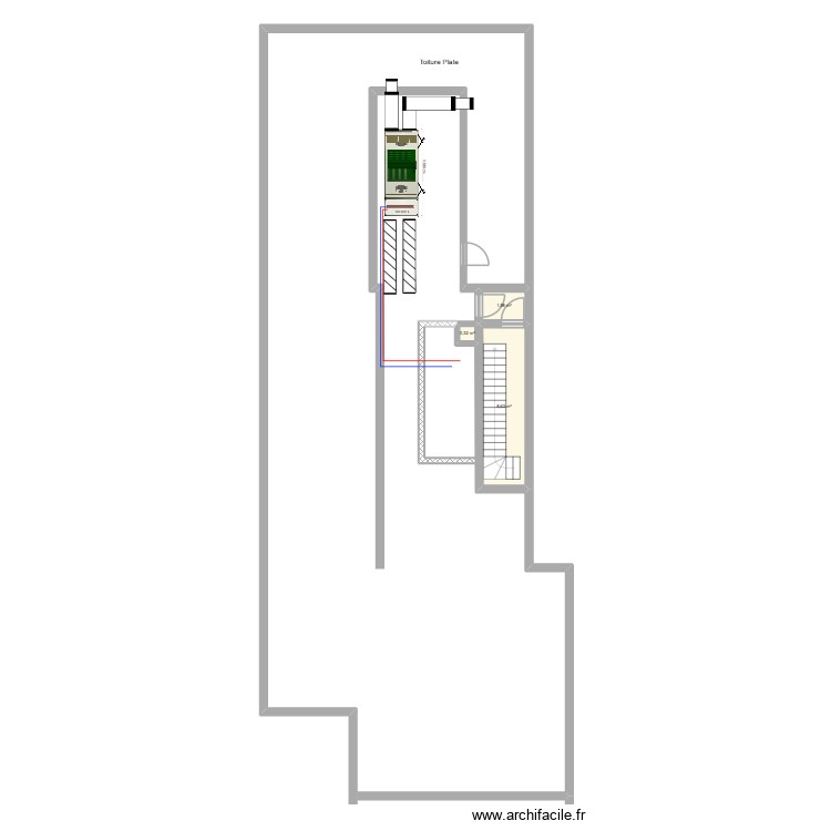 Ventilation. Plan de 0 pièce et 0 m2