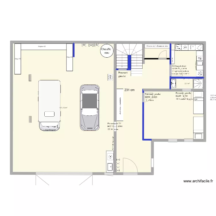 RDC GARAGE ANTHONIOZ Sylvain Isa. Plan de 