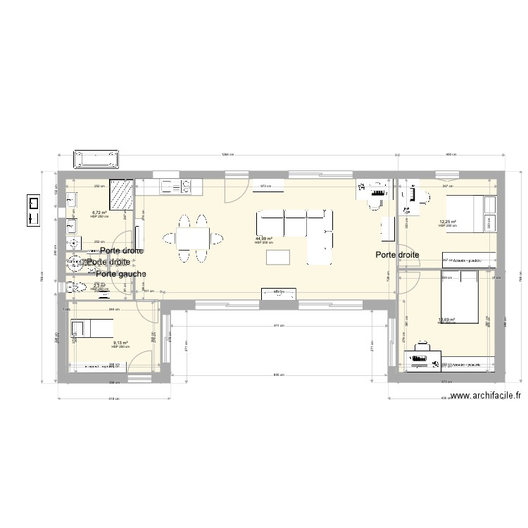 Vergné 2024 06 17 V7. Plan de 7 pièces et 90 m2