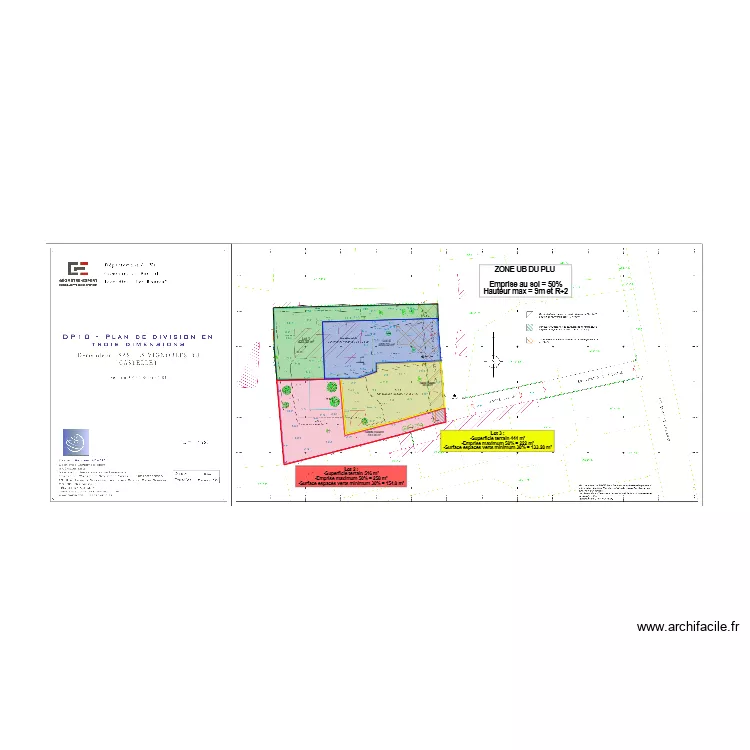 Lou Gat faisabilit&eacute; 3. Plan de 