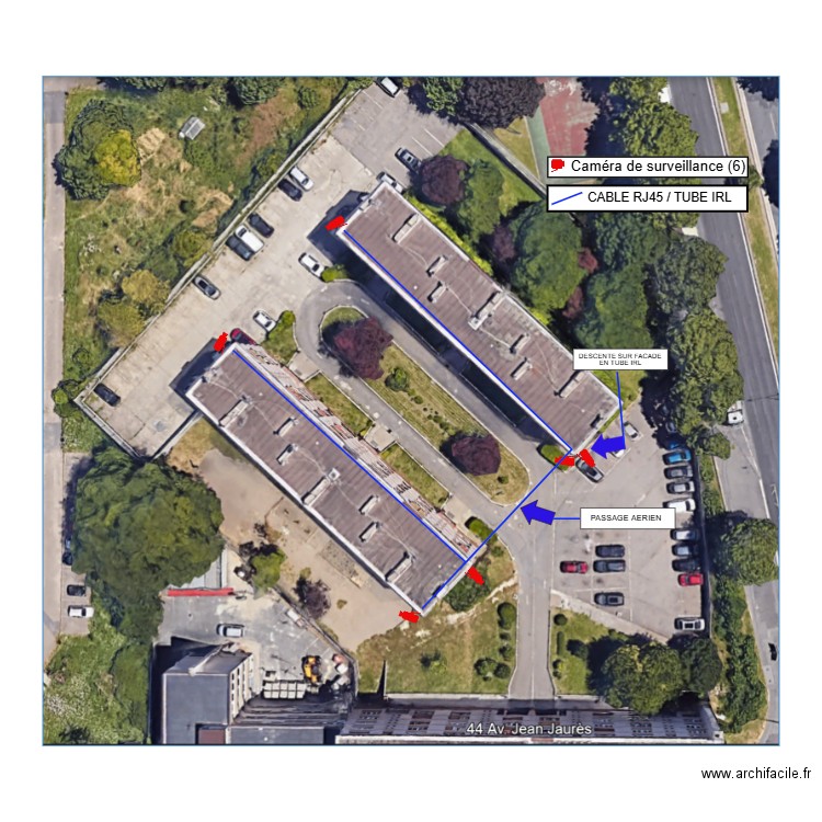 Emplacement caméra Bobigny. Plan de 0 pièce et 0 m2
