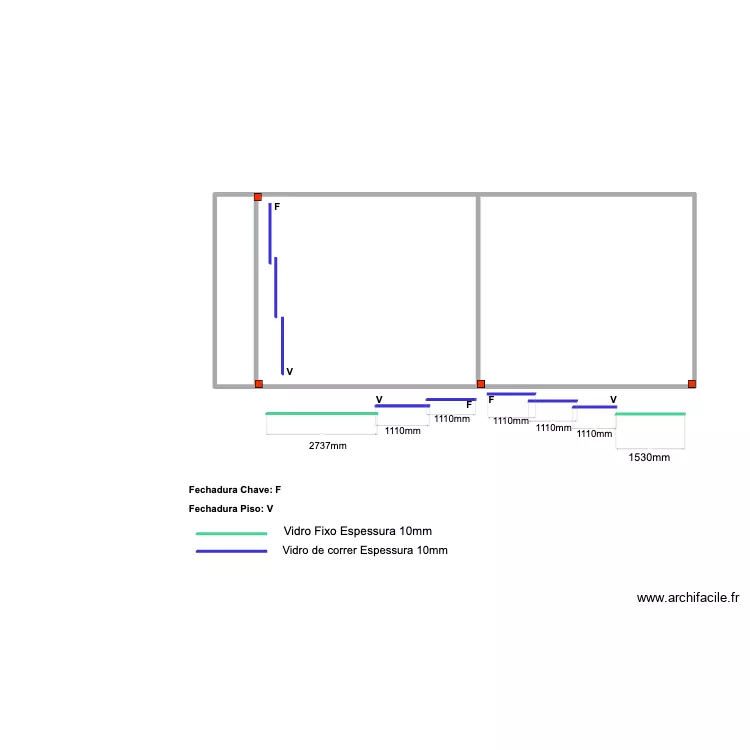 LUEF VITRAGE. Plan de LUEF VITRAGE. Plan de