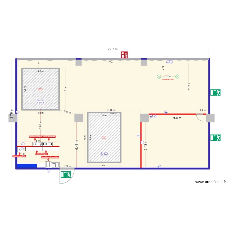 Bodenweid. Plan de 3 pièces et 333 m2