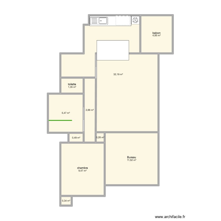 appt14. Plan de 0 pièce et 0 m2