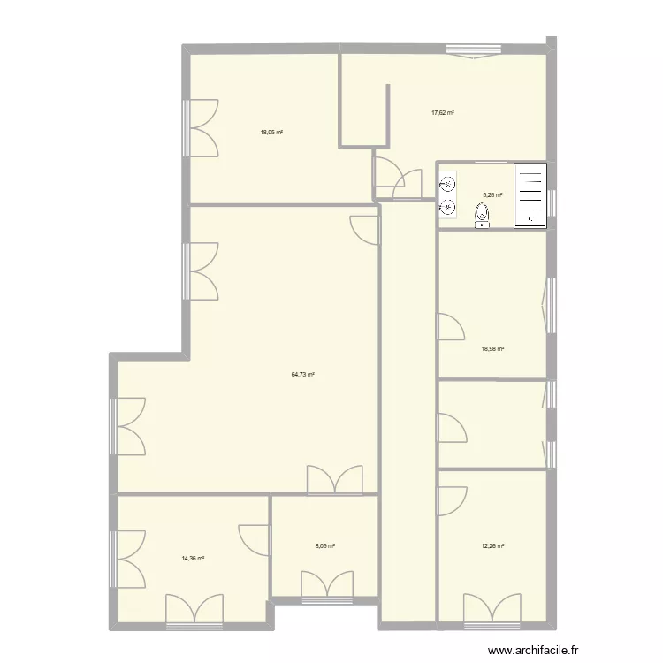 8/05 V2. Plan de 8  et 159 m²
