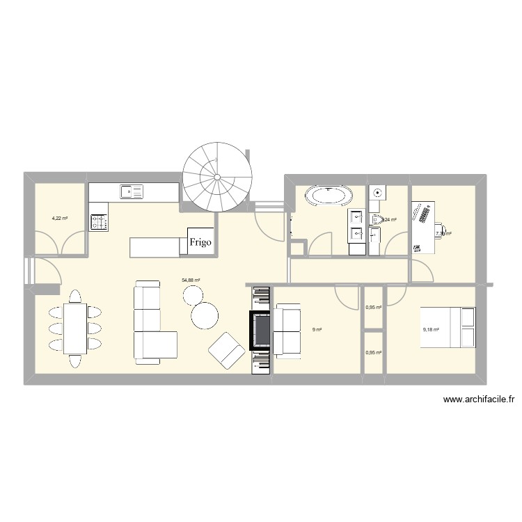 BACCO. Plan de 0 pièce et 0 m2