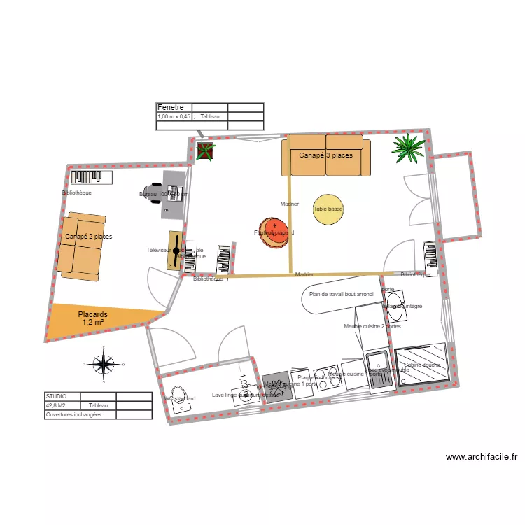 Amouyer apr&egrave;s travaux am&eacute;nag&eacute; 2026 03 29. Plan de 
