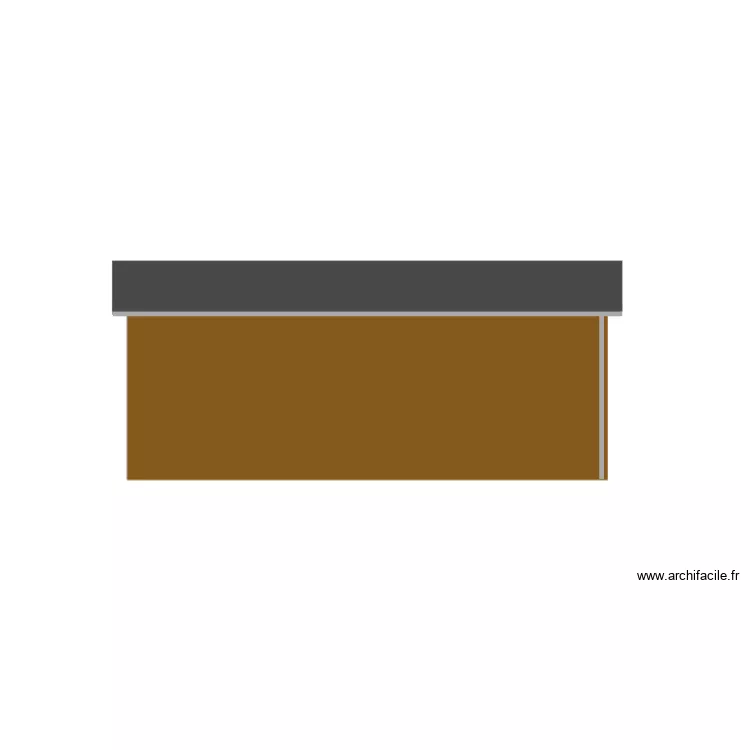 facade echelle. Plan de 