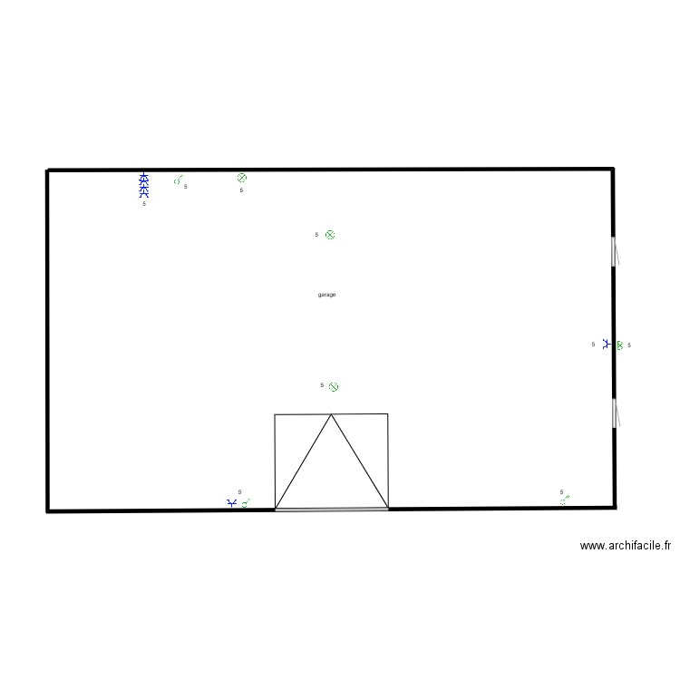 andré garage. Plan de 0 pièce et 0 m2