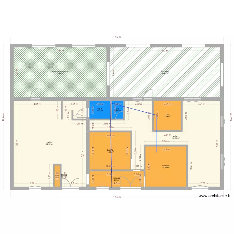 &Oslash;3droles plomb. Plan de 11  et 193 m²