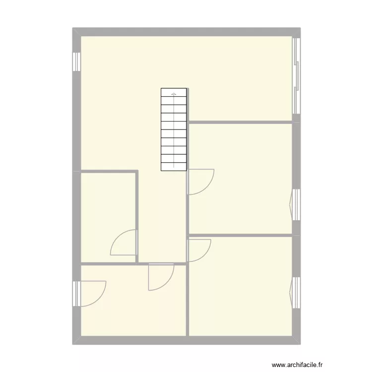 brign&eacute;1. Plan de 5  et 62 m²