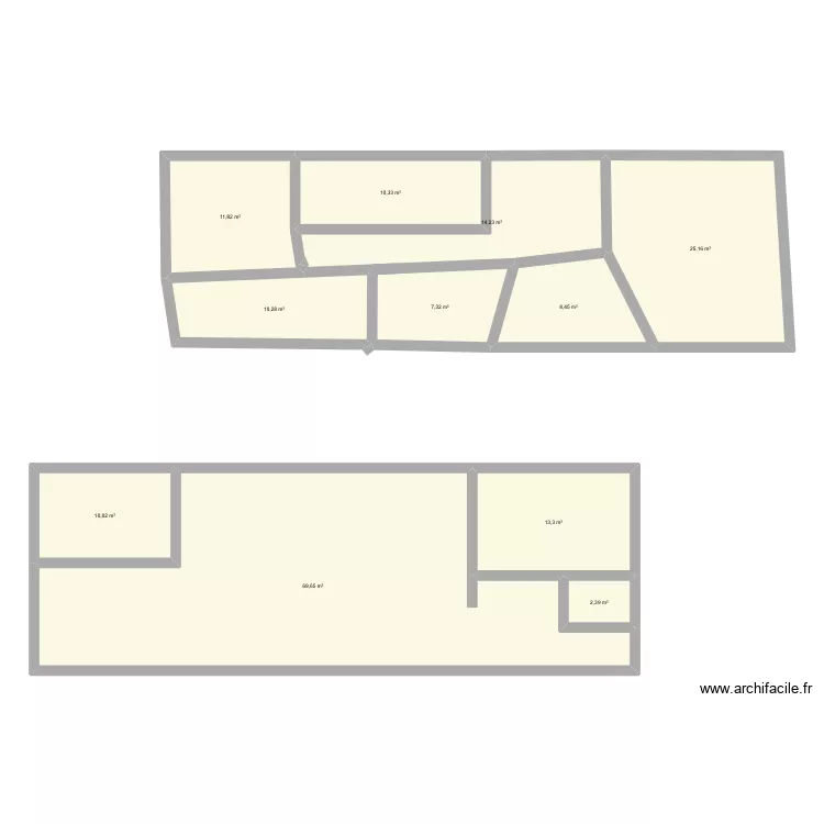 PLAN 2. Plan de 11 pièces et 183 m² PLAN 2. Plan de 11 pièces et 183 m²