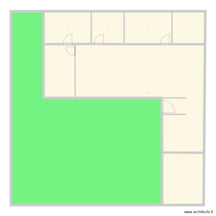 plan villebon 116m2 nouv. Plan de 5 pièces et 299 m2