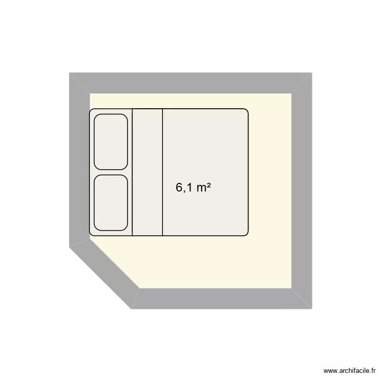 chambre frejus. Plan de 1 Pièce et 6 m² chambre frejus. Plan de 1 Pièce et 6 m²