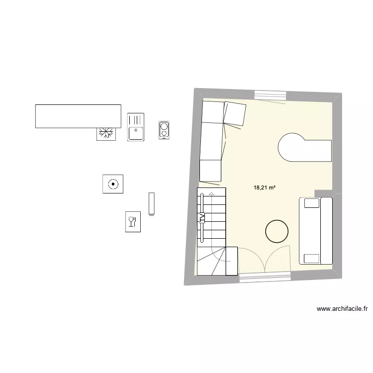 T2 Veyrignac. Plan de 