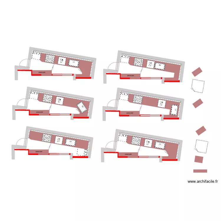 Plan Port-Blanc cuisine 29/08 TESTS. Plan de 