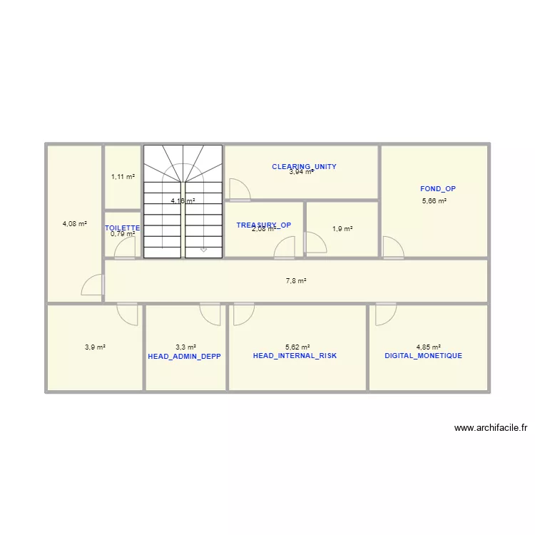  AKWA ETAGE1acc&egrave;s. Plan de 
