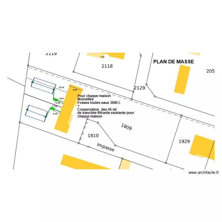 Garcia Carbonne. Plan de 